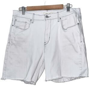 Levi's Mid Rise Cut Offs - Skinny Jean Cut - White - Size 33